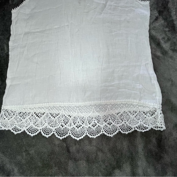 Laura bianchi white 100% lino new - Picture 3 of 5